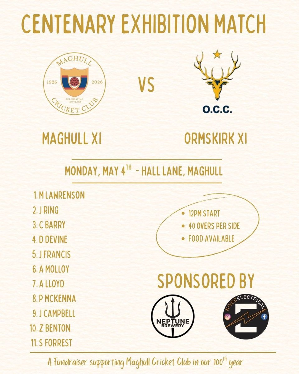 Maghull Cricket Club tweet media