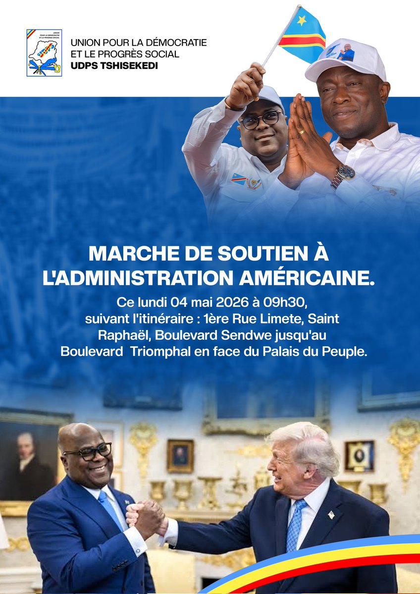 Union pour la Démocratie et le Progrès Social tweet media
