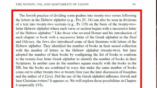 ALAngulo12's tweet photo. @KirkGraystone @MrCasey62 this is certianlly not true given the debates post Josephus about specific books like ben sirach been quite popular or how akiva in the 2nd century has to defend the canocity of ester  btw we dont know Josephus list https://t.co/hSKaUjQHbS