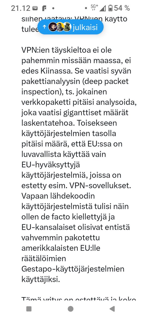tiedonjanoa's tweet image. Kiinnostavaa ! #VPN EU