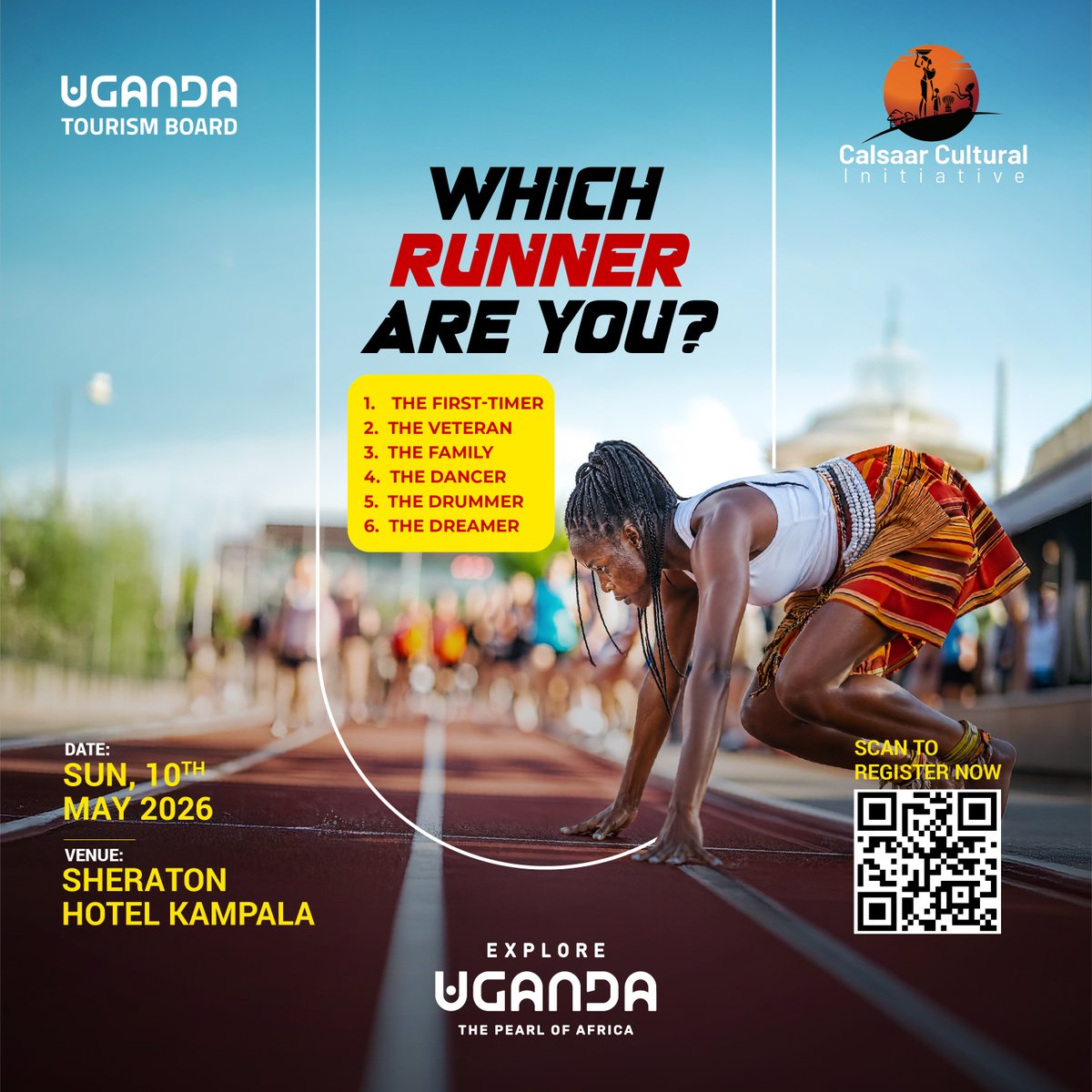 ExploreUganda's tweet photo. There is room for all of you. 
The route is ready. 

We are  ready. 
Make sure you are ready too.

Get your kit: https://t.co/dxDvjTcJki

#RunForOurRoots | #CHAM2026 |#ExploreUganda https://t.co/Mo1KujjVkW
