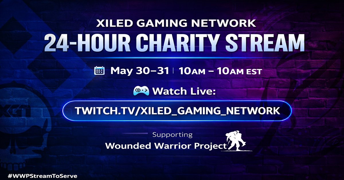 XGNOfficial's tweet photo. Next up for our 24 hr Charity Stream is from @XGNPS, @XiledTexy starting now until 7 pm est

⏬Watch Live⏬
https://t.co/tRenXag9gO https://t.co/OGdCrvv99A