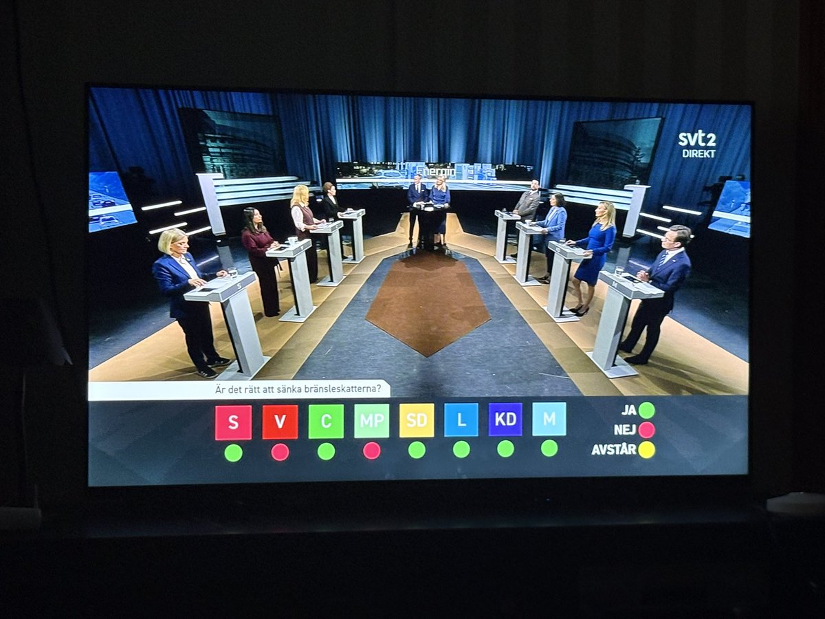 beckmansasikter's tweet image. Oenigheten är alltså total redan på SVT första fråga #rödgröntkaos #svpol #svt