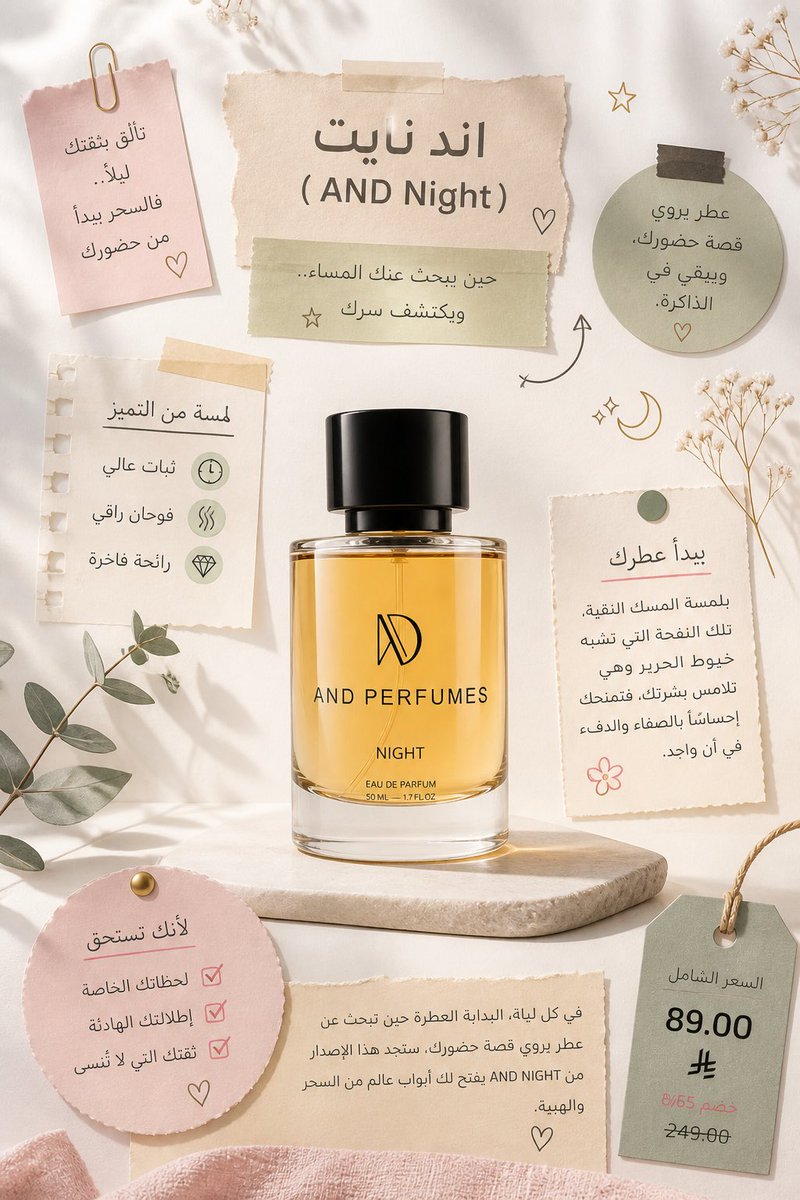 And_perfumes1's tweet photo. لأنك لست عاديًا اخترنا لك تفاصيل لا تُنسى 🤍
تفرّد مع #اند_للعطور ✨

https://t.co/y6A4SII1pP https://t.co/z6e5FoTxs3