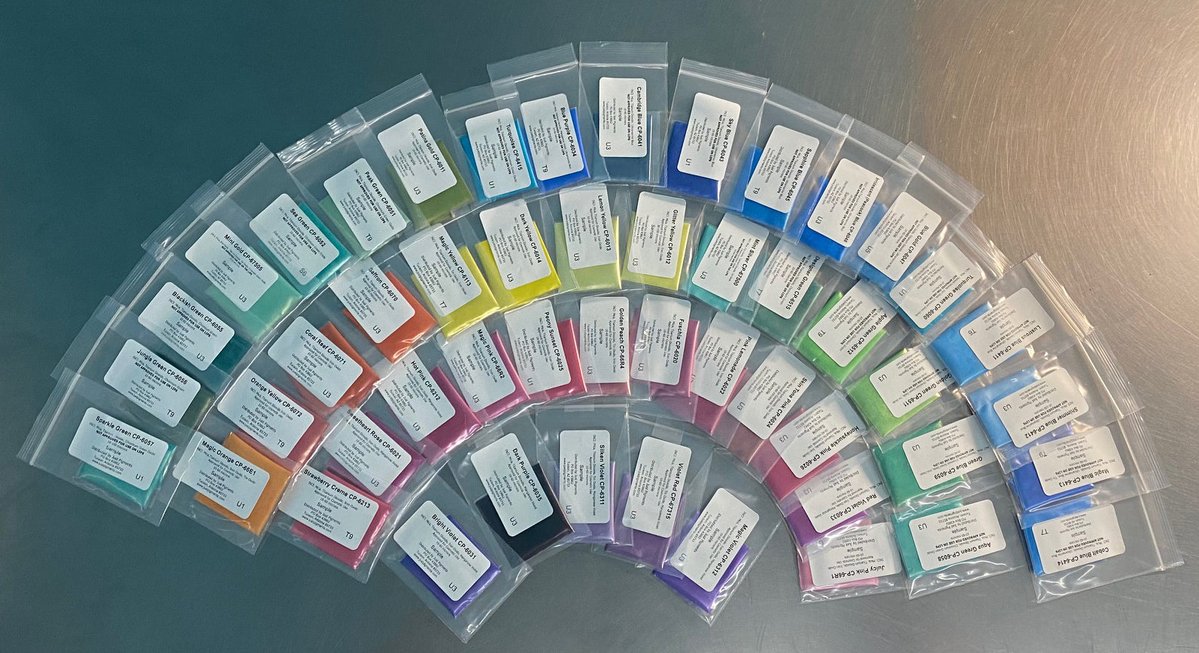 JustPigmentsAZ's tweet image. Our 50 Assorted Mica Colors Sample Packs include a large assortment of our standard micas including most blues, greens, yellow, oranges and pinks. A perfect way to sample our rainbow of colors and get started on your project!

Link ▶️ justpigments.com/products/50-as…

#pigments #makers