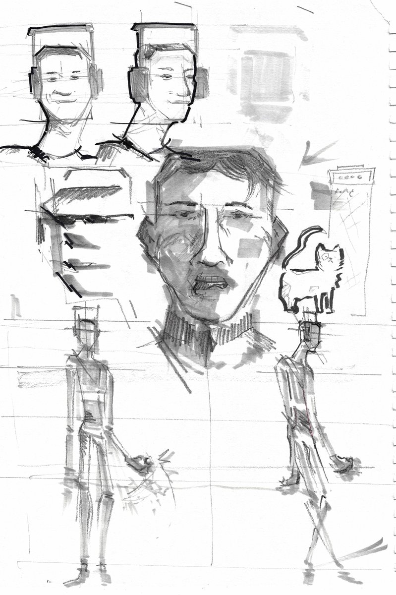 A__LABEL's tweet photo. I don't like him , personally ...
#イラスト #絵描きさんと繋がりたい #sketchbook https://t.co/3rtzSPEcy9