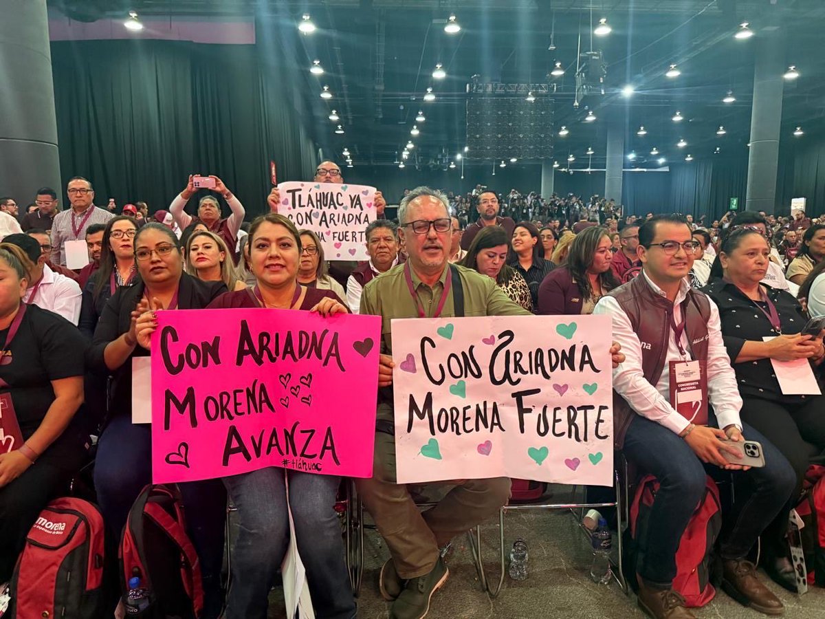 bereheca's tweet photo. Con el corazón morenista bien puesto y Tláhuac en la mente, represento a nuestro pueblo en el VIII Congreso Nacional Extraordinario de nuestro movimiento. Estamos en un momento de unidad, definiciones y rumbo claro hacia 2027. 

El proyecto se renueva y nosotros seguimos firmes. Juntas y juntos lo estamos logrando. Por México por Tláhuac.
