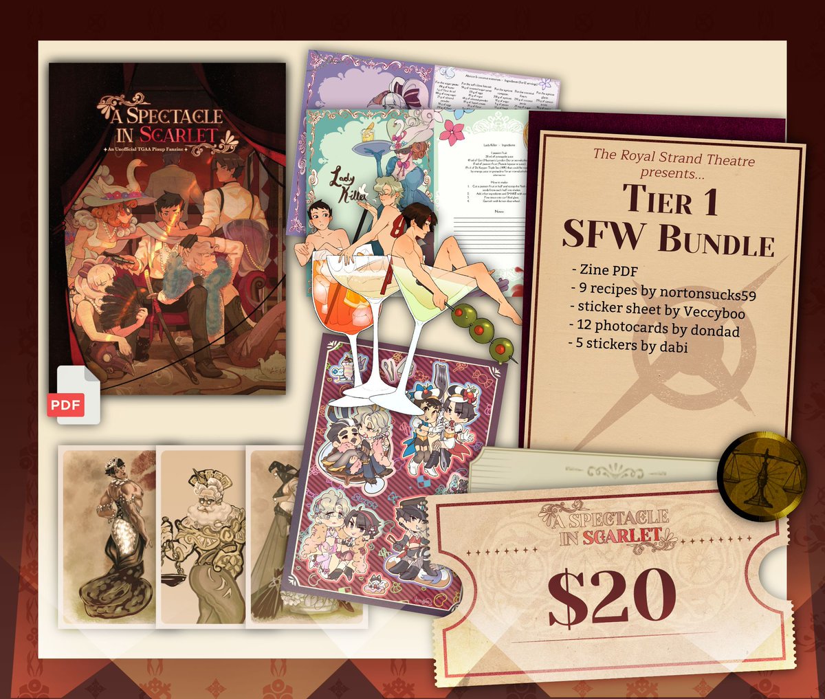 Dgs Burlesque Zine tweet media