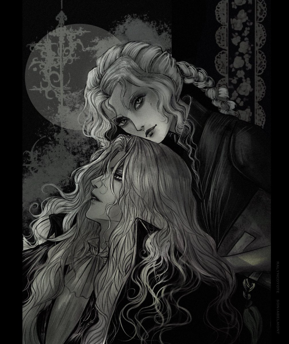RalynCoyote's tweet image. Two souls
#Castlevania #Alucard #SoniaBelmont 
collab with @soniaabelmont