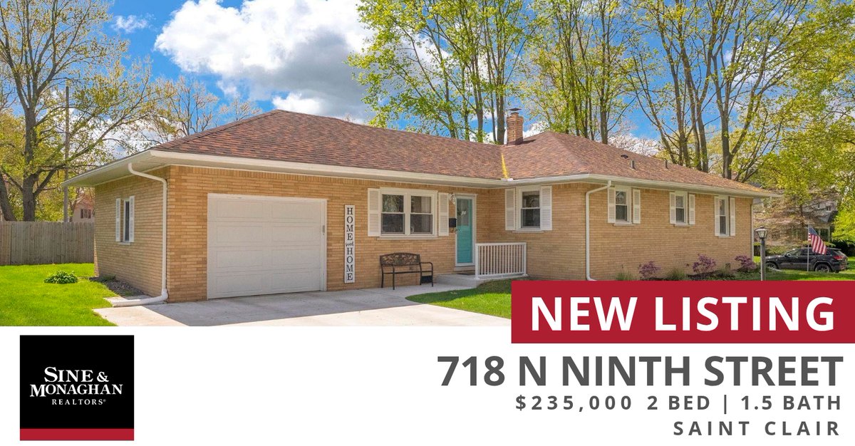 daniellejane55's tweet photo. 📍 New Listing 📍 Take a look at this fantastic new property that just hit the market located at 718 N Ninth Street in Saint Clair. Reach out here or at (810) 326-1183 for more information!

Listed by Tiffanie Bissett

Danielle Bou... https://t.co/aw2MbULWVQ https://t.co/2YXpz3eOhq