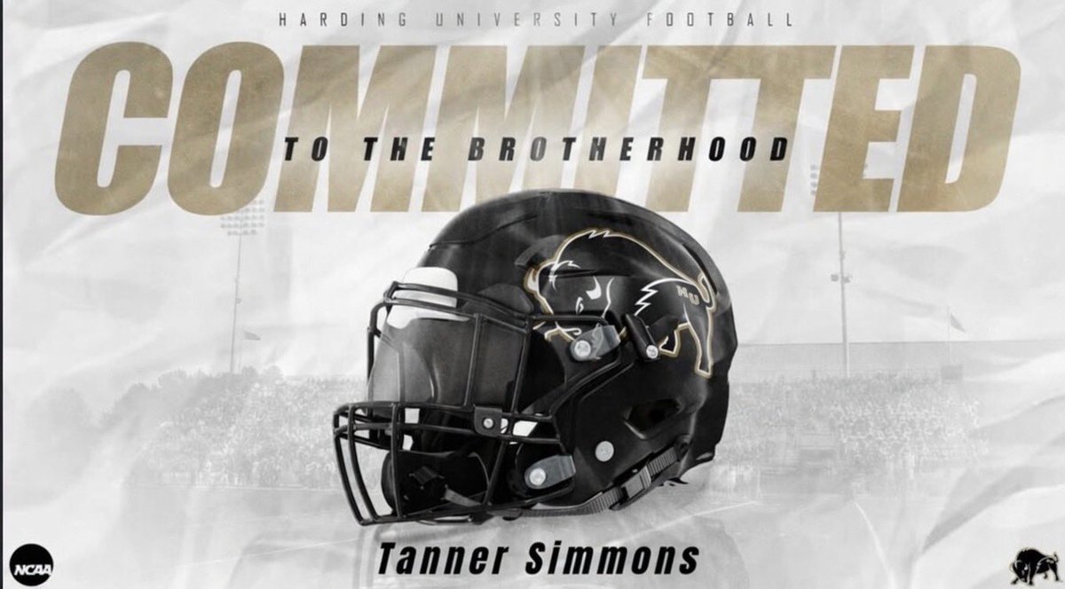 TannerSimmons30's tweet image. I’ve spent my whole life wanting to be a bison, I’m excited to finally make it official. I’m thankful for my family and coaches for everything they’ve done for me. No place I’d rather be, Go bisons! ￼#brotherhood