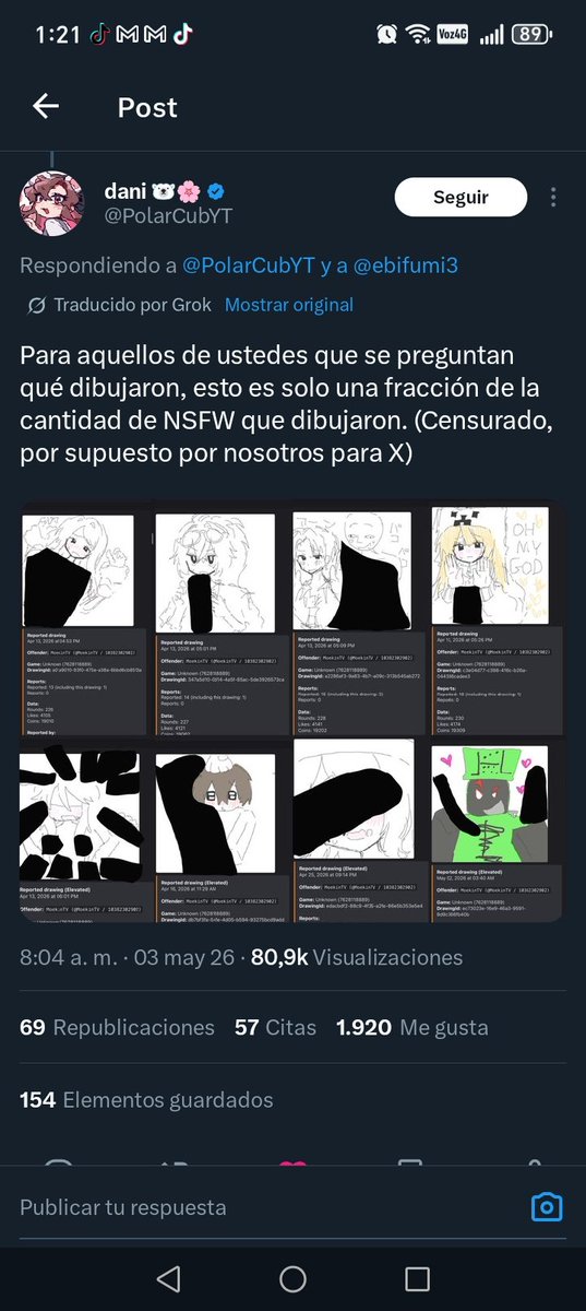 eltrolldeinter3's tweet photo. @ZairaLebDel O que literalmente dibujo pornografia a avatares de personas https://t.co/24BRspoGzE