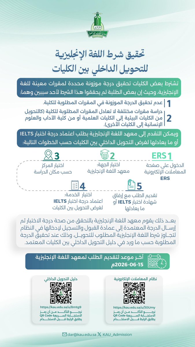 KAU | القبول tweet media