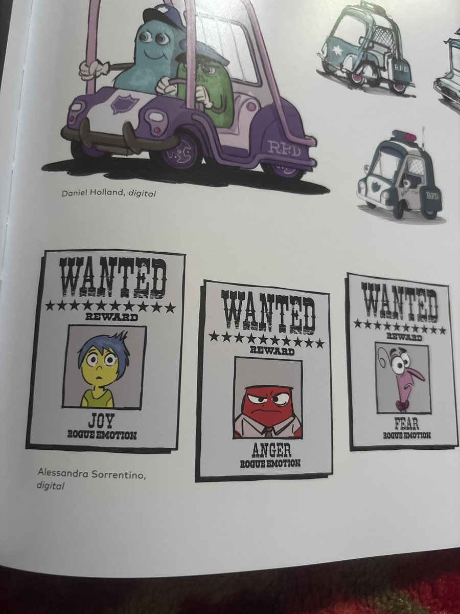 Bell1211944's tweet image. Inside Out 2_Artbook #pixar #disney #characterdesign #artbook