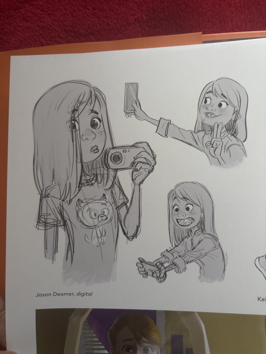 Bell1211944's tweet image. Inside Out 2_Artbook #pixar #disney #characterdesign #artbook