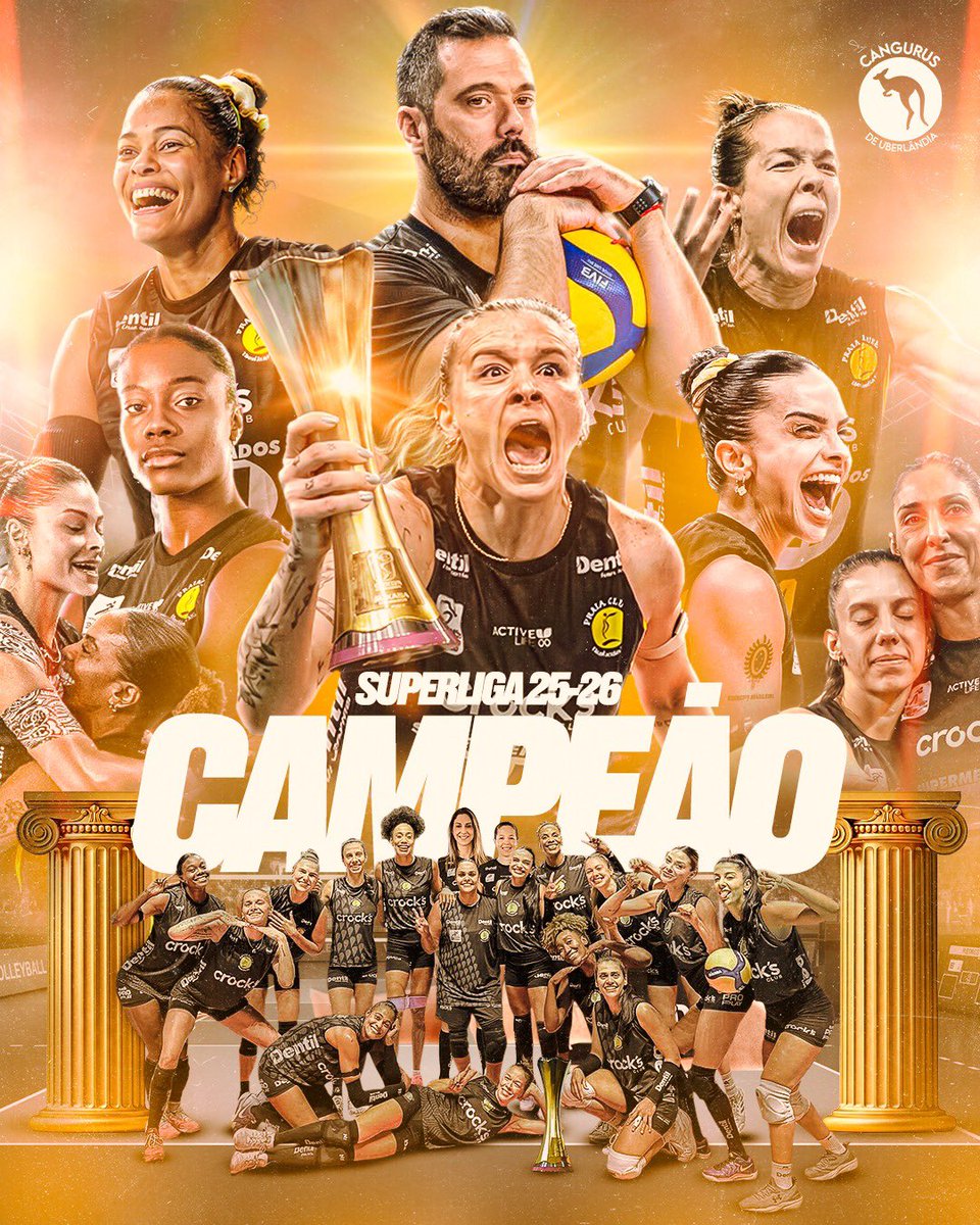 PRAIA CLUBE CAMPEÃO DA SUPERLIGA 2025/26! 💛🖤🏆