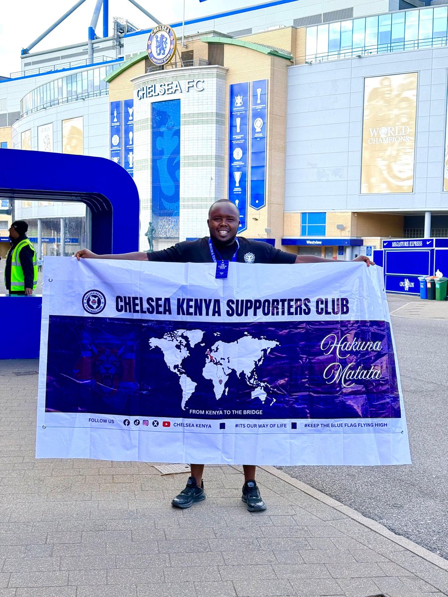 ChelseaKenya1's tweet image. Thank you @arapuria for getting our banner into Stamford Bridge.

Always proud @ChelseaFC fans here from @ChelseaKenya1 

#ItsOurWayOfLife
#NiSiSiKwaSiSi
#KTBFFH
#CKFC