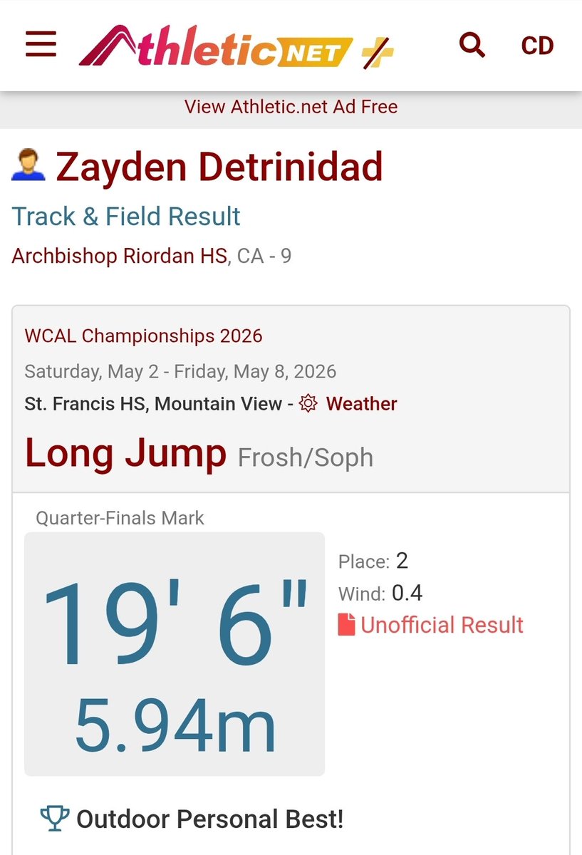 Zayden DeTrinidad tweet media