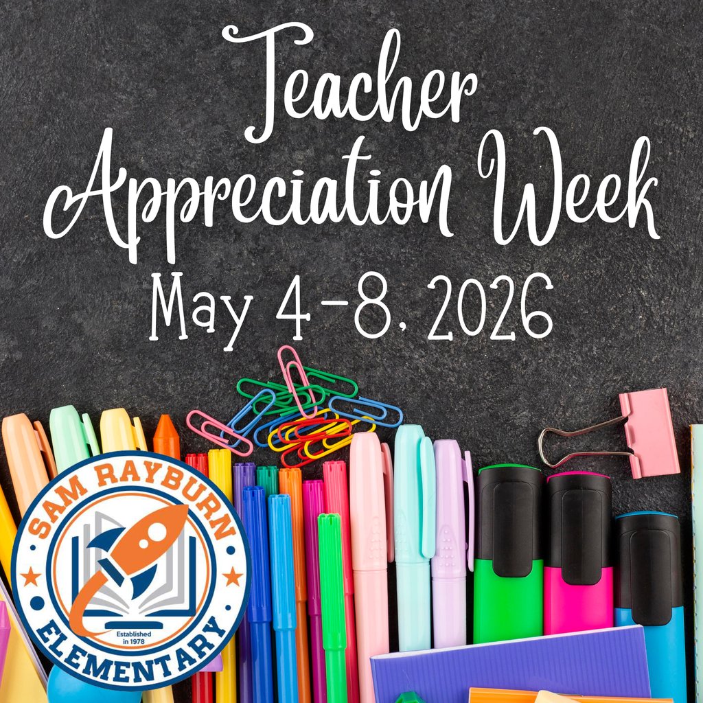 Rockets120's tweet photo. 🍎 Big Love for Rayburn Elementary! 🍎

It’s Teacher Appreciation Week and we are shouting out the incredible educators who make Rayburn shine! Thank you for your heart, patience, and dedication to our students. 🌟

Leave a ❤️ to say thanks!

#TeacherAppreciationWeek @McAllenISD https://t.co/QU8kMeWkd4