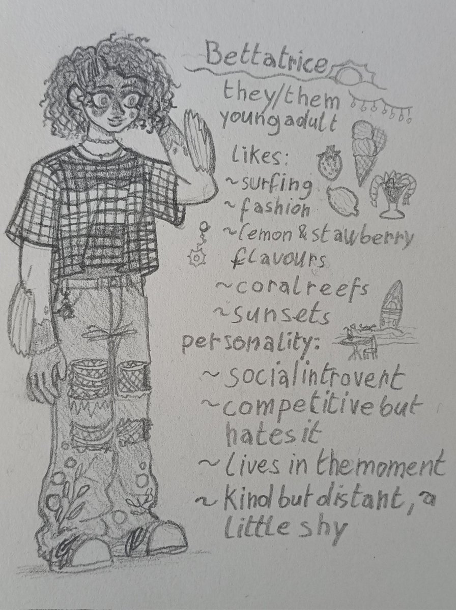SelisScribbles's tweet photo. this is my OC for @arcadekitt3n's universe
their name is Bettatrice, because they are a betta fish

(reupload because I see the og post is broken, I'm tagging this time I hope it's ok) https://t.co/XitvCh3Ple