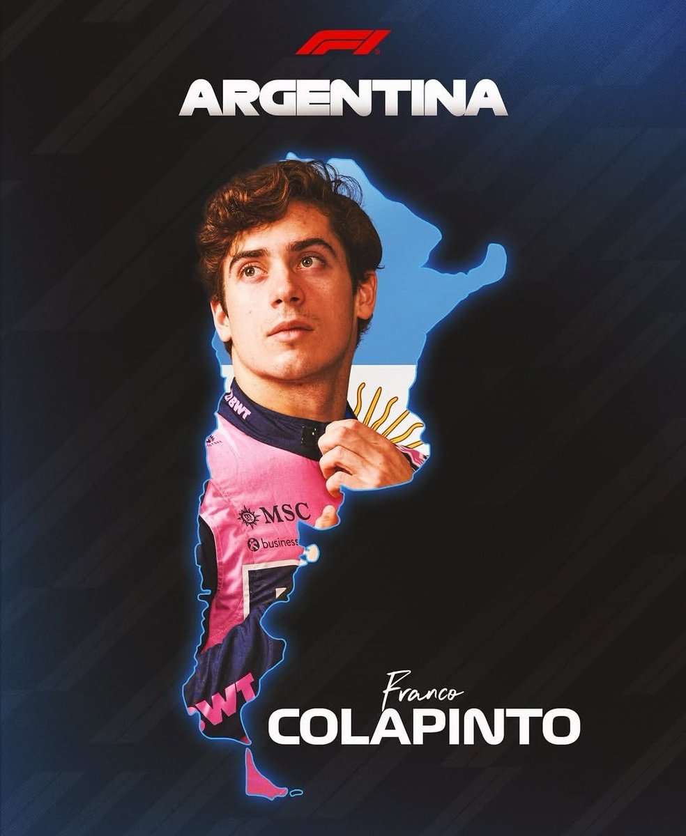 m0n0na's tweet photo. 🏎️#F1 P8 para #Colapinto! 
4 puntos para el nuestro, 4 puntos para @AlpineF1Team

Vamos Franco!🇦🇷
#VamosNene 
#MiamiGP https://t.co/p6f50abjIo