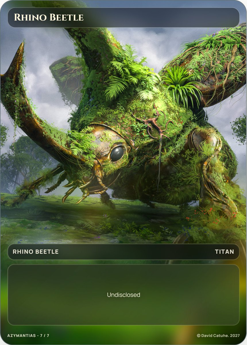 deltakosh's tweet image. New undisclosed titan added for the book 3 of the Cycle of the Titans: The Rhino Beetle Titan.
cycleofthetitans.com/?card=azymanti…

#fantasy #book