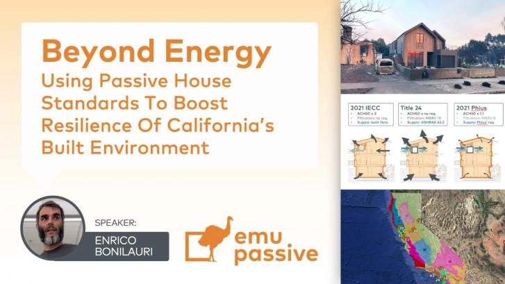 CAGreenbuilding's tweet image. Free Webinar: Passive House in California, May 21, 12 pm PT buff.ly/hupYnly @EmuBldgScience #PassiveHouse #building #buildings #construction #energyefficiency #health #resilience #indoorairquality #IAQ #HVAC #highperformance #airtightness #insulation #free #greenbuilding