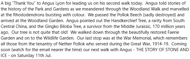Friends of Pollok Country Park tweet media