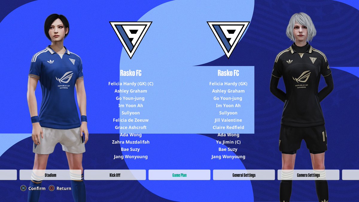 cicakepo's tweet image. #PES2021 Women's Football Team [private project] by Rasko #efootball #konami