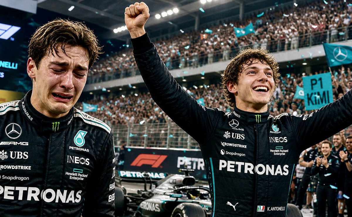 PromoMS83's tweet photo. @SilverstoneUK Poor @GeorgeRussell63 Kimi is getting into his head and he’s there to stay! Shrink urgently needed https://t.co/aOxcRT8aWK
