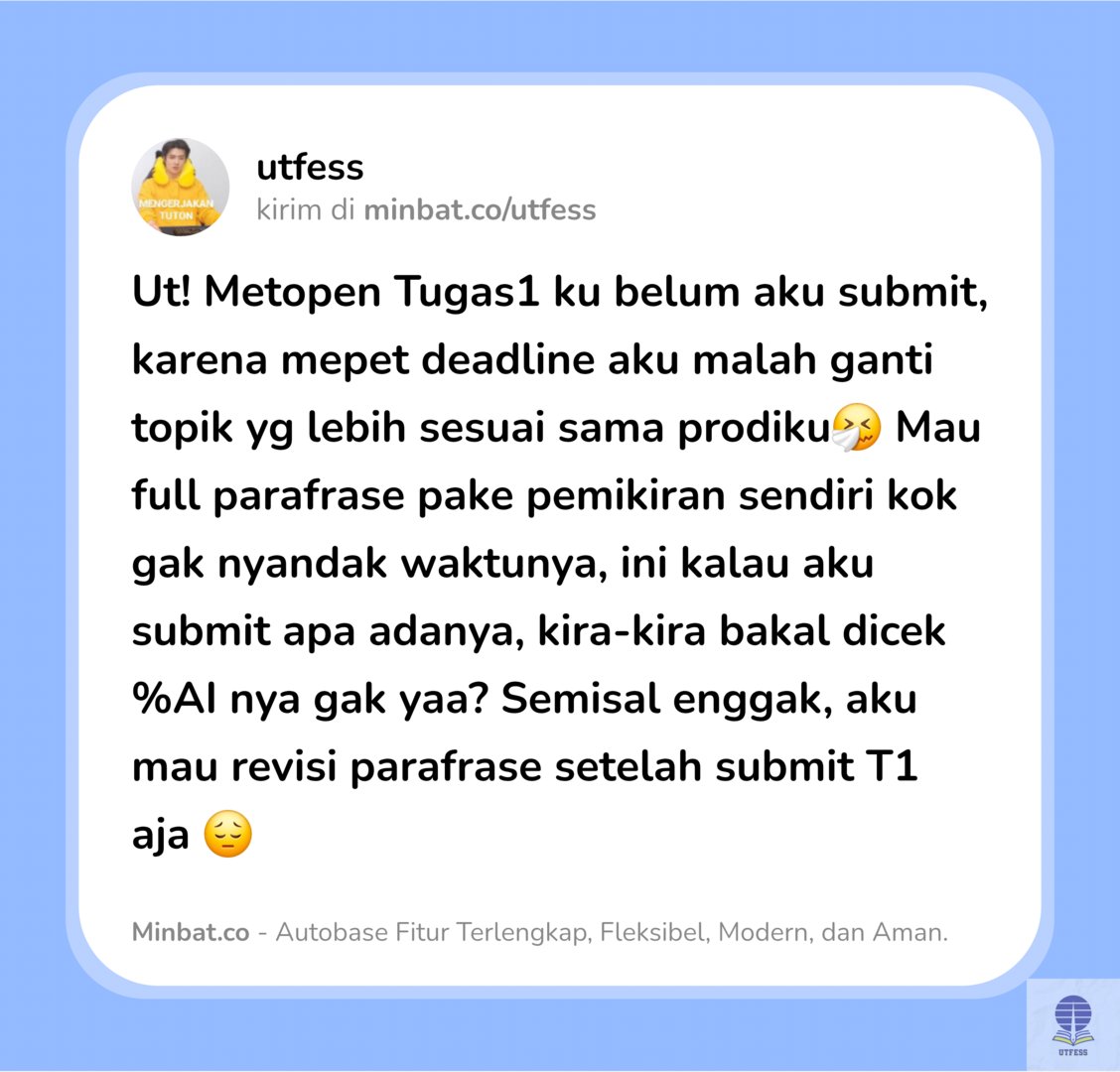 UTFESS | CEK PINNED 📌 tweet media