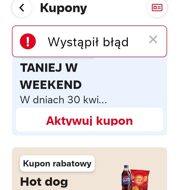 Artktek's tweet photo. Hej @GrupaORLEN ! 
To jak to jest z tymi kuponami na paliwo tańsze o dwadzieścia groszy?! 
Bo trzeci weekend próbowałem zatankować i zawsze ten sam komunikat!

Czyżby Polacy byli robieni w bambuko? 

Pytanie oczywiście retoryczne! Bo to oczywiste. https://t.co/sdTOH6o04s