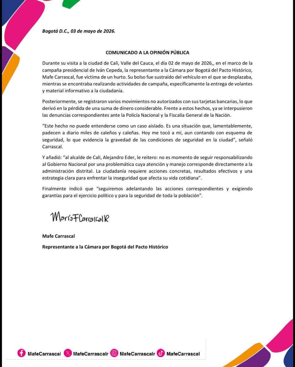 ÚltimaHoraCaracol tweet media