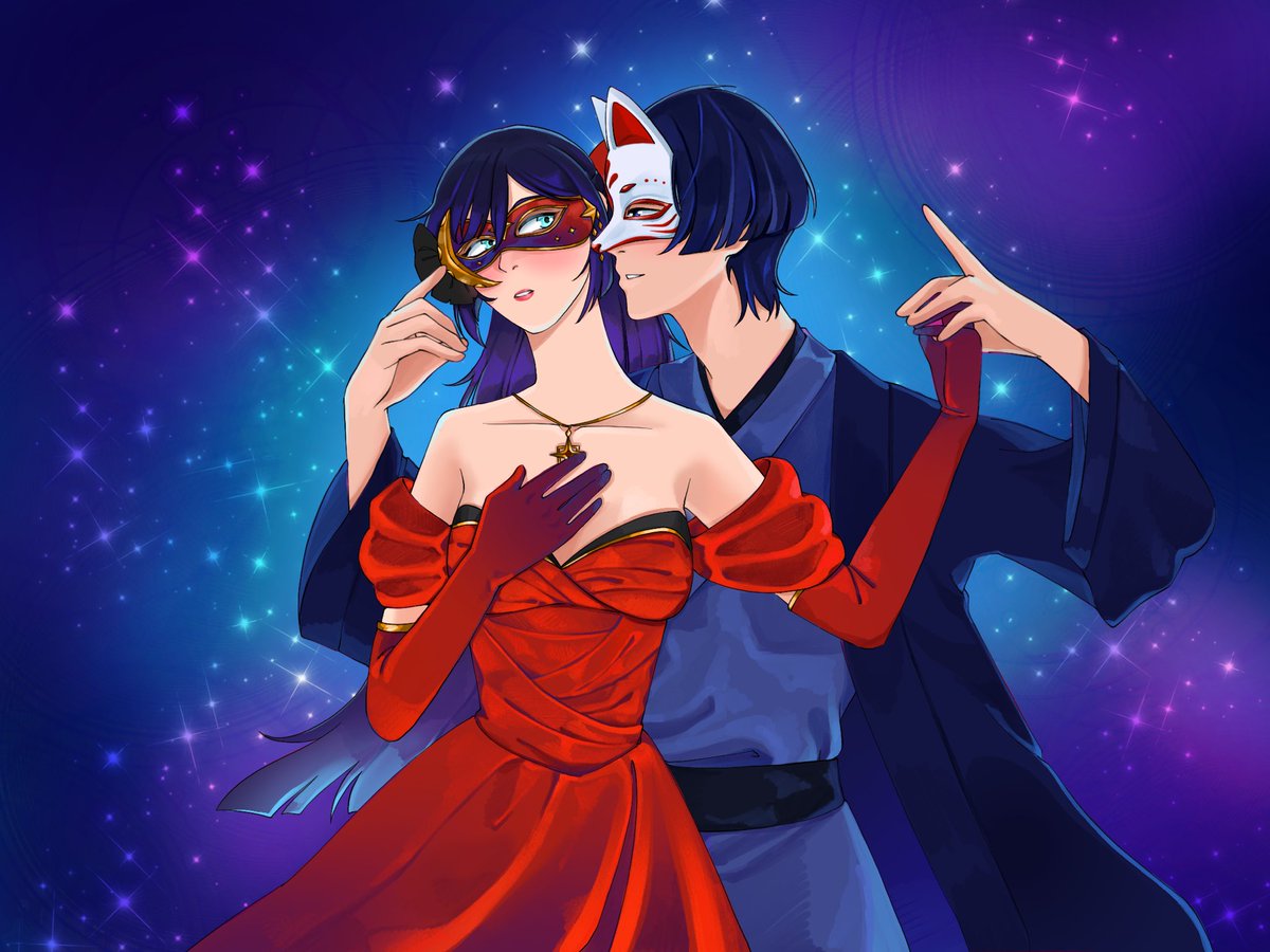 murasaki013013's tweet photo. Started #Scaramonaweek2026
Day 1/7
Masks
#Scaramona https://t.co/QwG5RCeoun