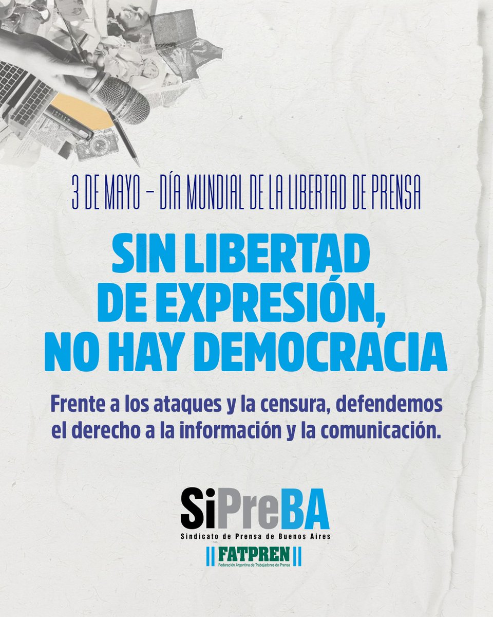 SiPreBA - Sindicato de Prensa de Buenos Aires tweet media