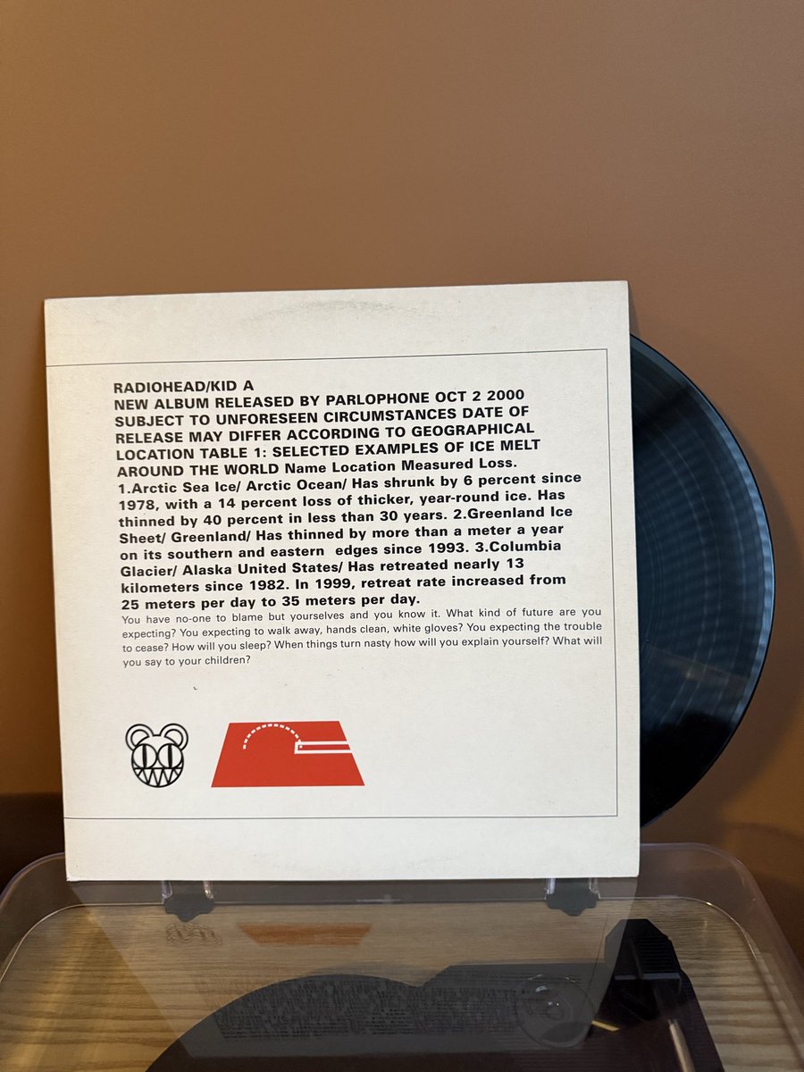 Andrew__RR's tweet photo. https://t.co/0RF43NXytl

#Radiohead record #kidA #idioteque up for sale https://t.co/MbG2YdofQ8