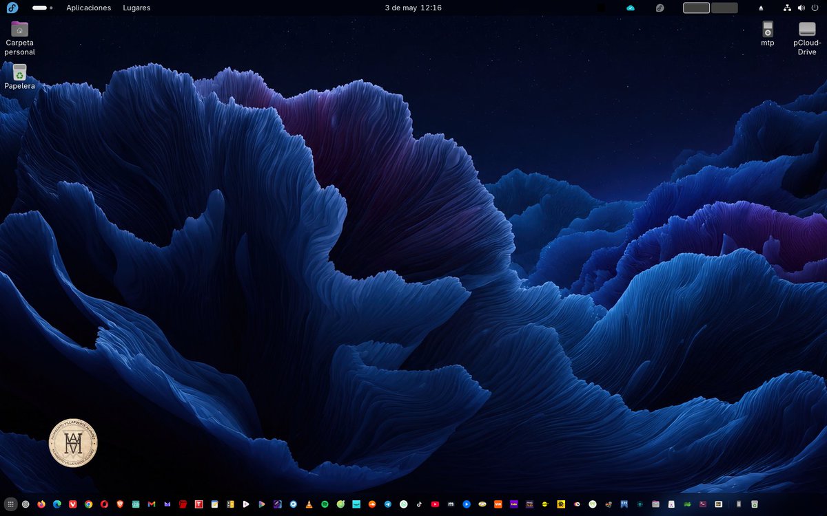 humbertovill68's tweet photo. Escritorio de trabajo Fedora Workstation 44, tema e iconos Yaru Magenta Dark.
#linux #opensource #fedoraworkstation #gnomedesktop https://t.co/RRqTwp93RF