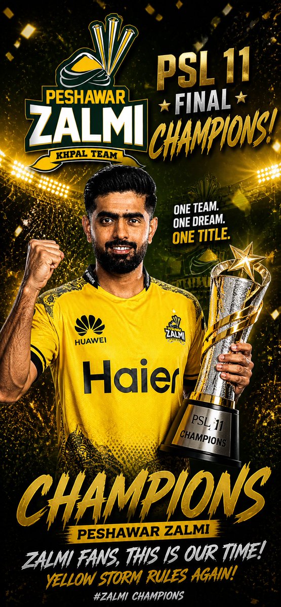 gulghani's tweet image. Babar Azam magic bings PSL 11 trophy home. 
What a beautiful journey of #psl11  #congratulations #peshawarzalmi  #PZvsHK #pakistansuperleague #hblpsl #babarazam