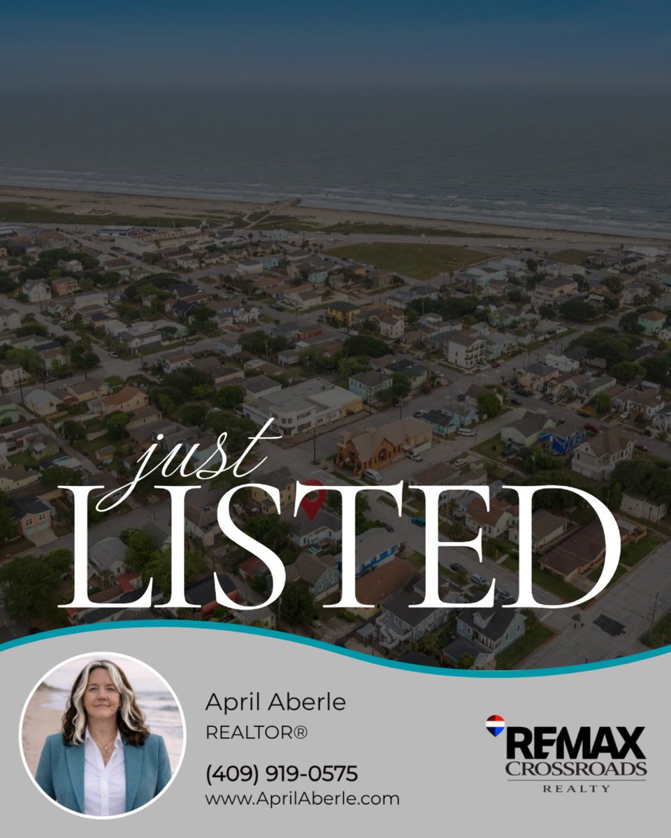 AprilAberle's tweet image. 2 bed | 2 bath | 2 car
📍 1312 Avenue L, Galveston, TX

My latest listing on RateMyAgent.

...
#ratemyagent #realestate

Listing courtesy of Re/Max Crossroads Realty #realtor #realestateagent #remax #remaxcrossroadsrealty #homesforheroes