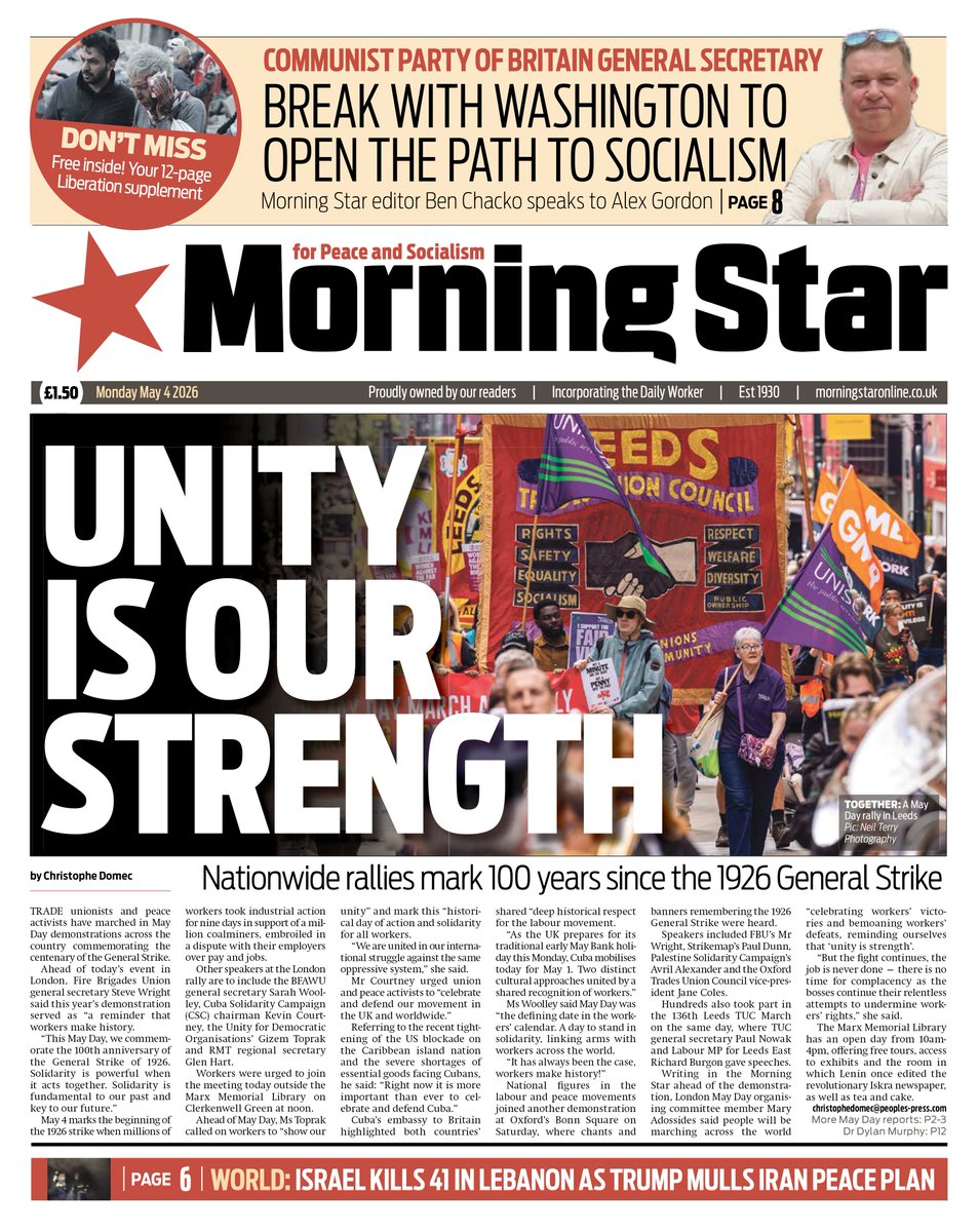 Morning Star tweet media