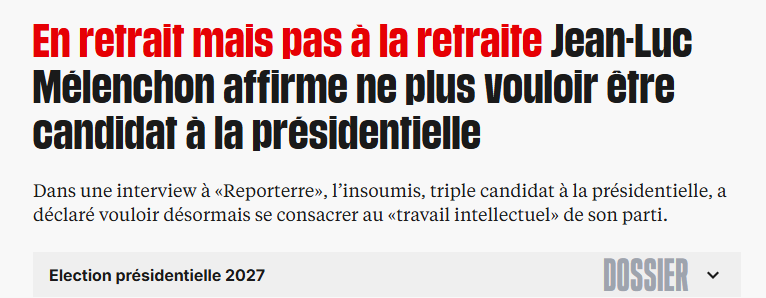 "François est prêt. En avant !"
"Faîtes mieux"

Super menteur.

Le fossoyeur de la gauche parti pour faire élire le RN en 2027.