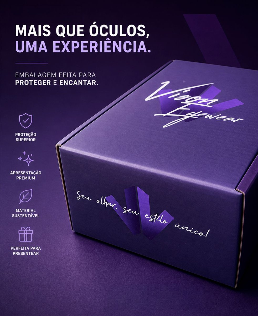 Visoneyewear's tweet photo. Da proteção ao unboxing, cada detalhe foi pensado para surpreender porque estilo começa antes mesmo de abrir a caixa.

Seu olhar merece mais que um produto. Merece experiência. 💜

#VisonEyewear #ExperiênciaPremium #EstiloÚnico #ÓculosDeSol #Branding #UnboxingExperience https://t.co/LwFq6vqOjM
