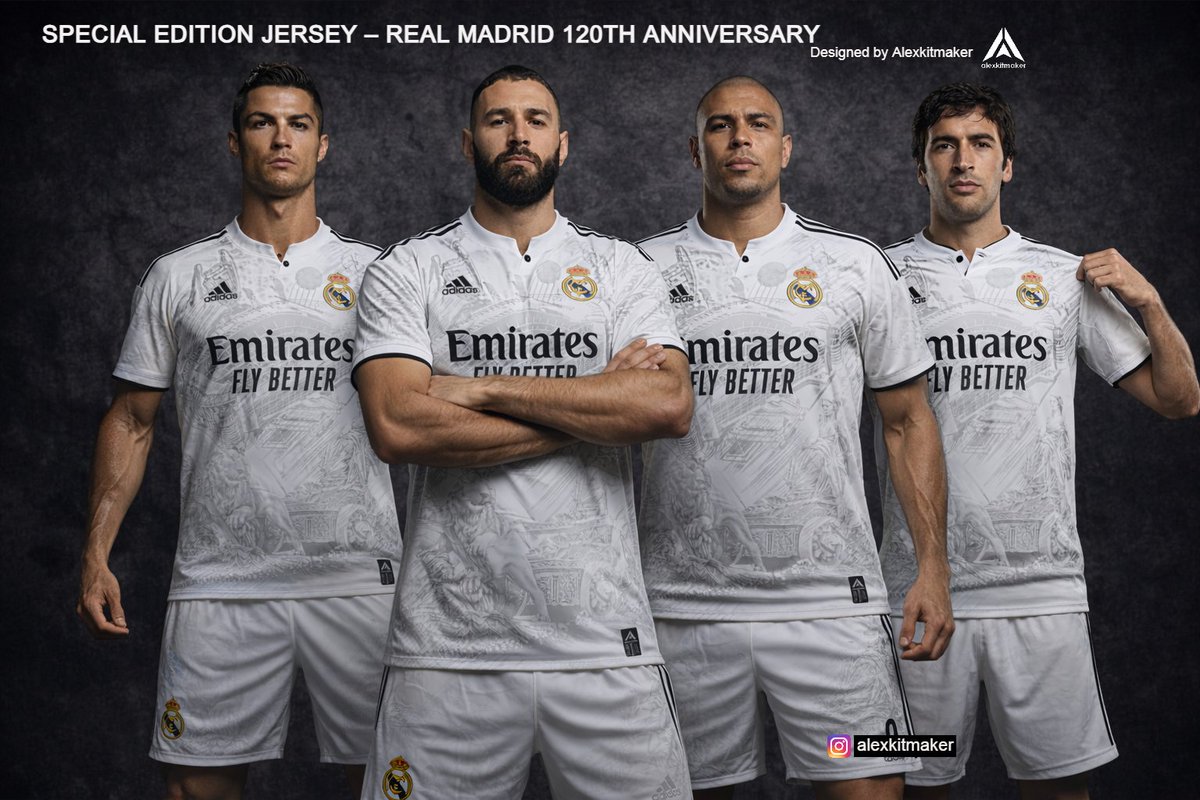 alexkitmaker's tweet photo. Home kit Real Madrid concept by
@alexkitmaker

#RMCity #RealMadrid #HalaMadrid #ElClasico #UCL #ChampionsLeague #LaLiga #superSupercopa #adidasfootball #adidas #eFootball2024Mobile #PES2021 #eFootball2024 #eFootball #eFootball2021 #alexkitmaker

⬇️https://t.co/EnGj0IJq7k… https://t.co/4MK3d8nWun