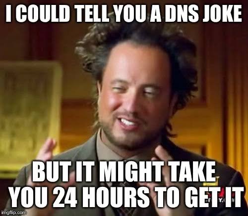 DragonWarriorr2's tweet image. DNS Propagation? 🤣🤣

Why no one sees my Website. 

#Seo #ServerProblems #hosting