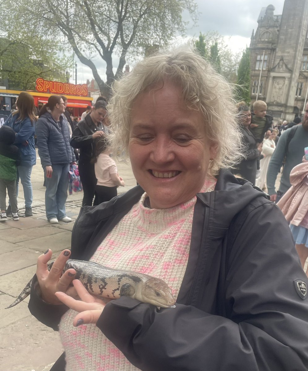 hindleanna's tweet photo. Treat to hold this beautiful animal at the Preston Family Festival today ❤️ https://t.co/I1EZa1fUYt