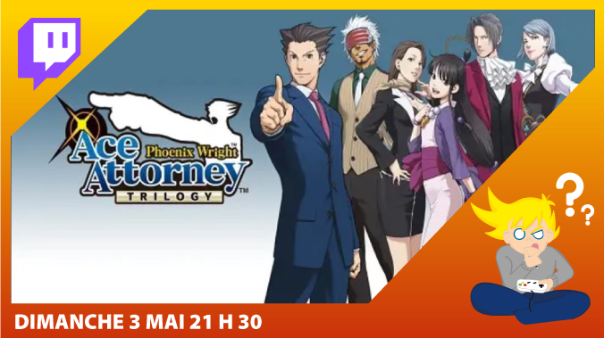 DG2s's tweet photo. Bonsoir les amis ! Ce soir sur #Twitch, on est repartit pour sauver ce bon vieux Benjamin Hunter ! Le juge va le déclarer "Non Coupable" je vous le garantie ! 
On retourne sur #PhoenixWrightAceAttorney et c'est par icic que ça se passe : https://t.co/Ik7V7nbhB0 https://t.co/2XpJs3iXZH