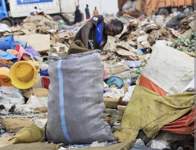 This messy situation has pushed many Nigerian youths into a degrading reality, scavenging through trash to earn an average of N1k/day. They are exposed to infections &amp; dangerous materials, not by choice but by a harsh economic condition just to survive under systemic failure!