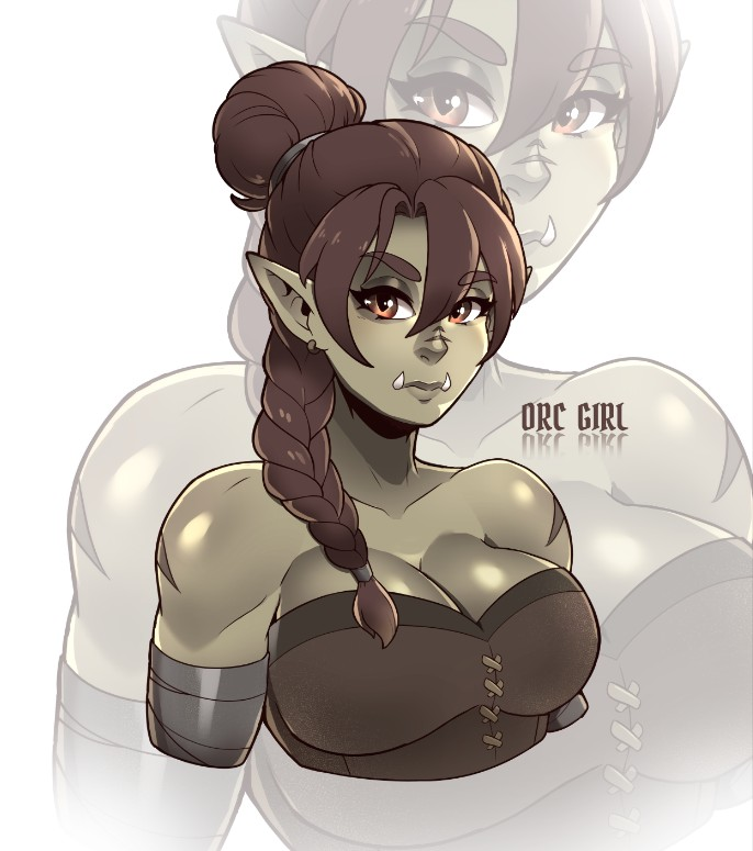 wolfkerg's tweet photo. Orc Girl Adopt!!

$25 Base + Change Color
$55 More Shading
$125 Half Body
$155 Full Body
$250 Full Body + Half Body pose https://t.co/IqS0XjX1jT