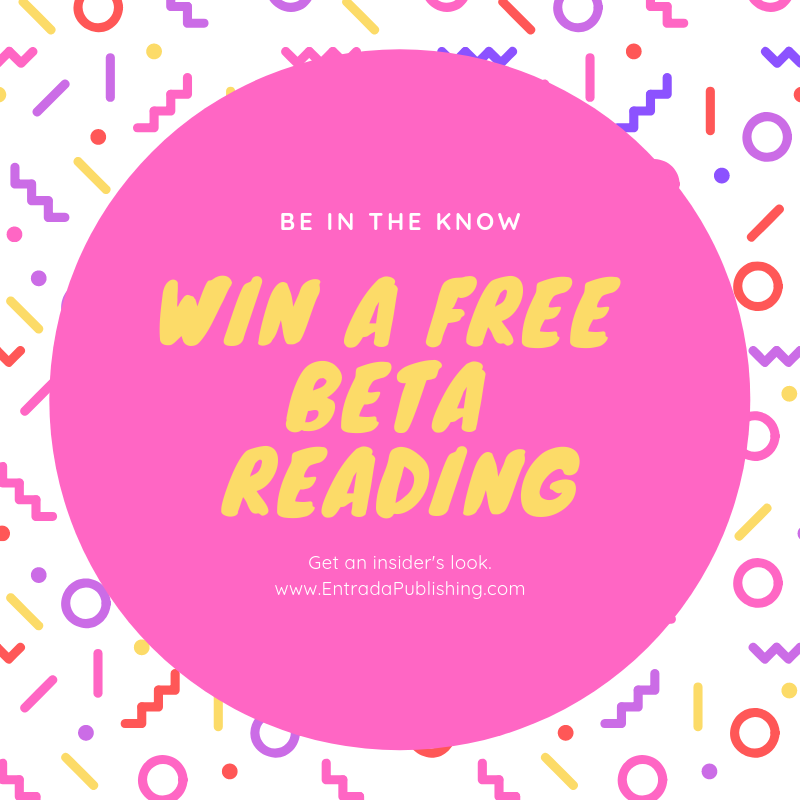 EntradaBooks's tweet image. Find out what readers really think! 𝐖𝐢𝐧 a FREE beta reading! 

entradapublishing.com/contest.html #AuthorBetaReading #WritingCommunity #BetaReadingSquad #AuthorsWinningBetaReading #WritingBetaReading #AuthorSupport #BetaReadingServices #AuthorsUnite #BetaReadingHelp #AuthorBetaFeedback