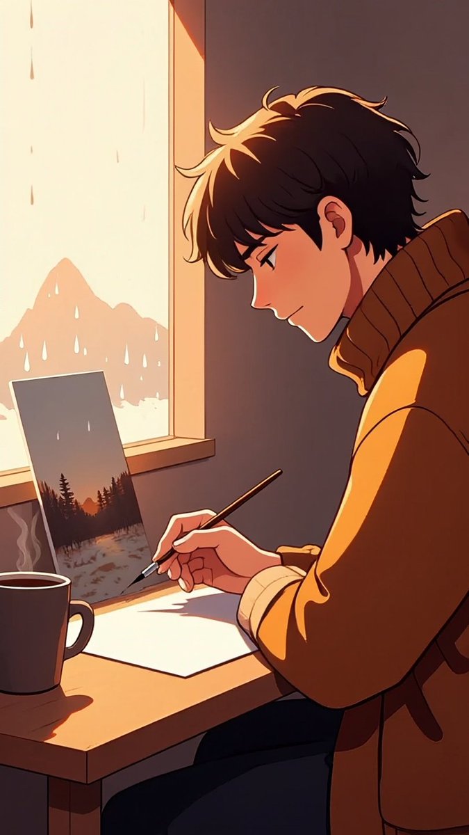 Aidenclarke2567's tweet image. Quiet mornings, warm coffee, and a blank page full of possibilities. 🎨☕✨
#ArtistOnTwitter #DigitalArt #AnimeArt #Illustration #CreativeProcess #ArtDaily #ArtistLife #Drawing #CozyVibes #ArtCommunity